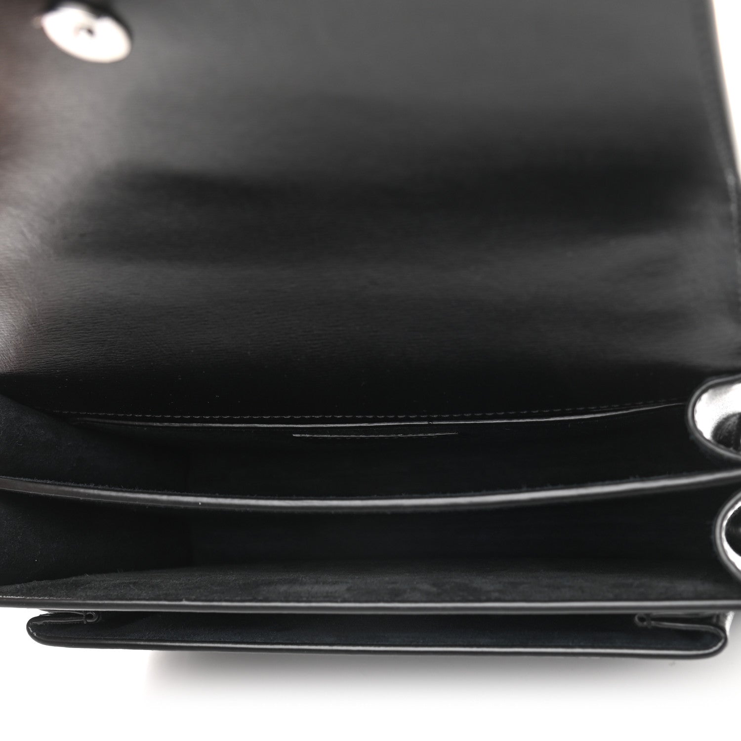 Saint Laurent Calfskin Large Monogram Sunset Black 5 of 8