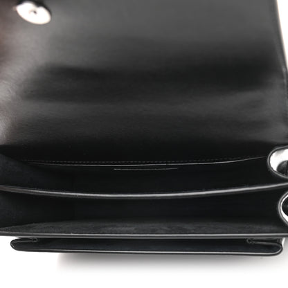 Saint Laurent Calfskin Large Monogram Sunset Black 5 of 8