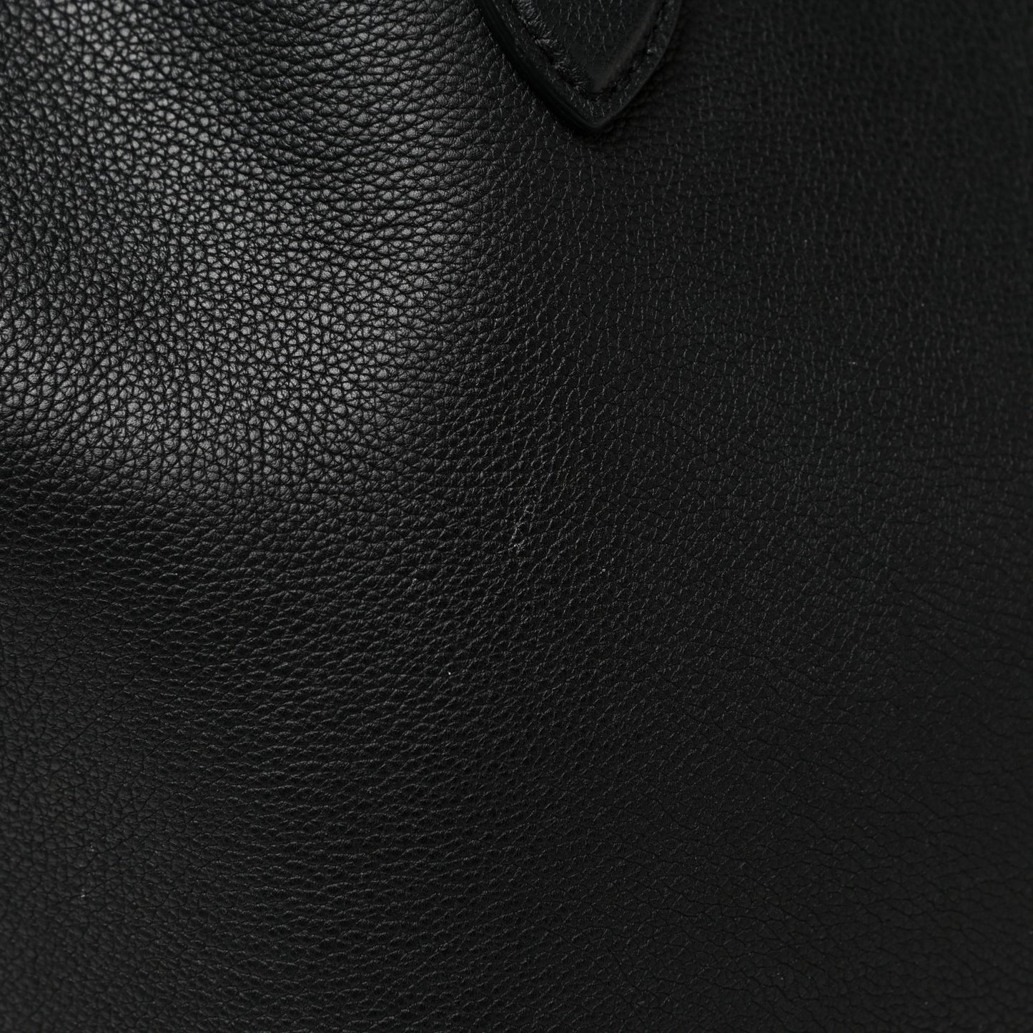 Calfskin Lockme Go Tote Black