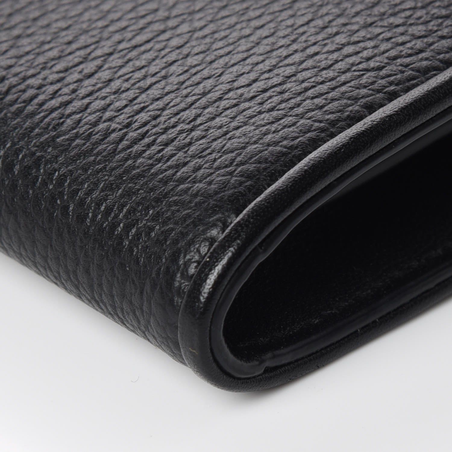 MCM Calfskin Large Patricia Wallet On Chain Black 6 of 10