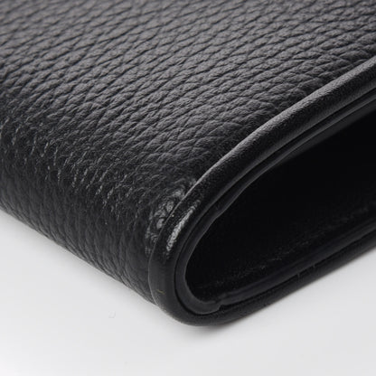 MCM Calfskin Large Patricia Wallet On Chain Black 6 of 10