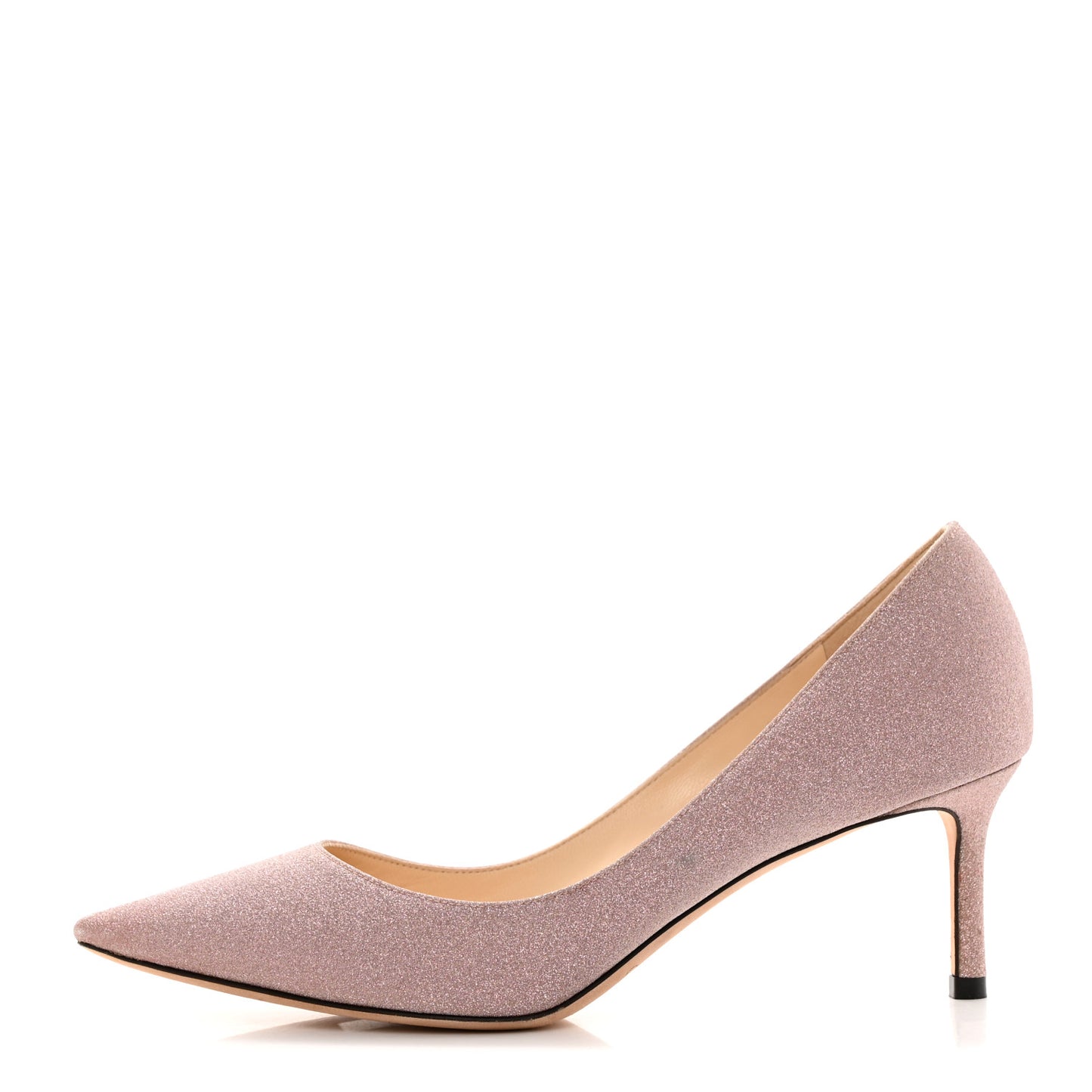 Coarse Glitter Pointy Toe 60 Pumps 37.5 Pink