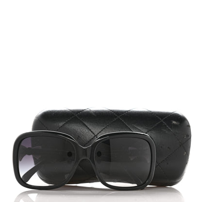 Chanel Acetate CC Bow Sunglasses 5171 Black White 8 of 8