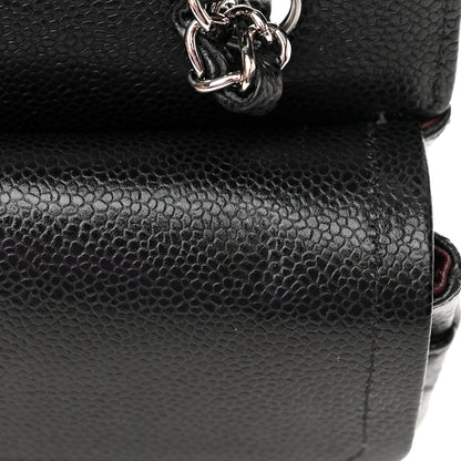 Chanel Caviar Quilted Small Double Flap Black 12 of 14