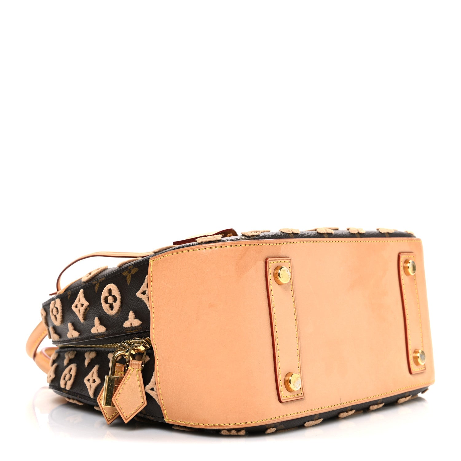 Louis Vuitton Monogram Tuffetage Deauville Cube Caramel 4 of 11