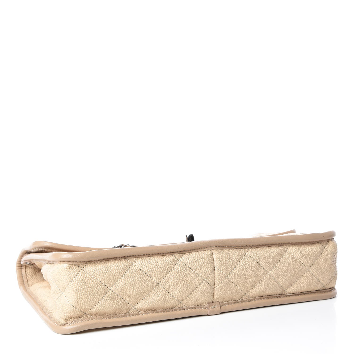 Chanel Caviar Quilted Medium French Riviera Flap Beige 4 of 10
