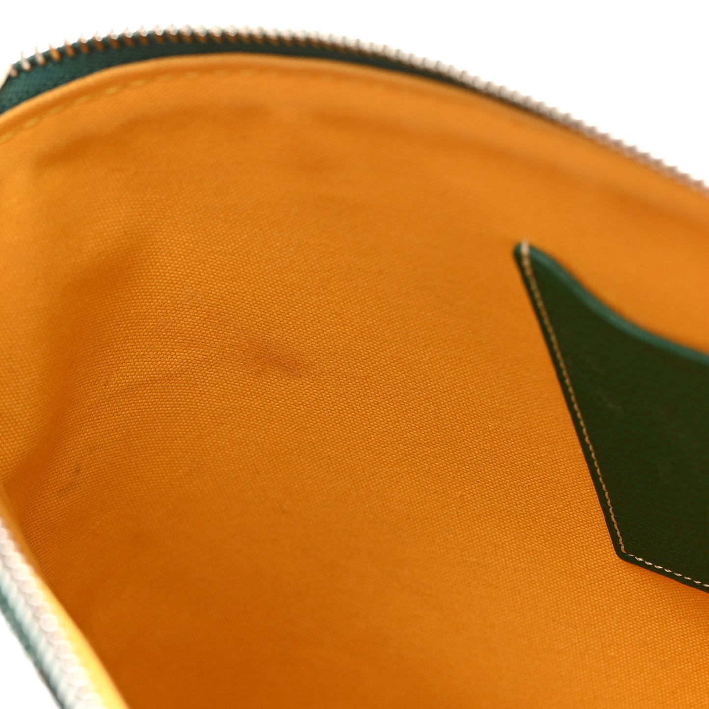 Goyardine Senat Pochette MM Green