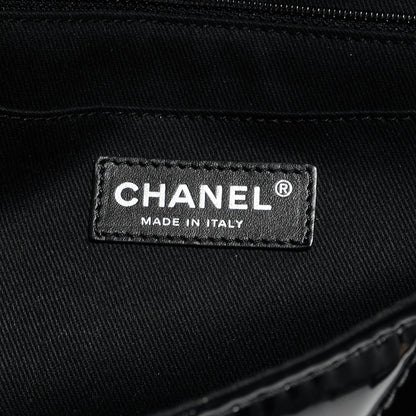 Chanel Vinyl Quilted In the Business Flap Bag Black 7 of 8