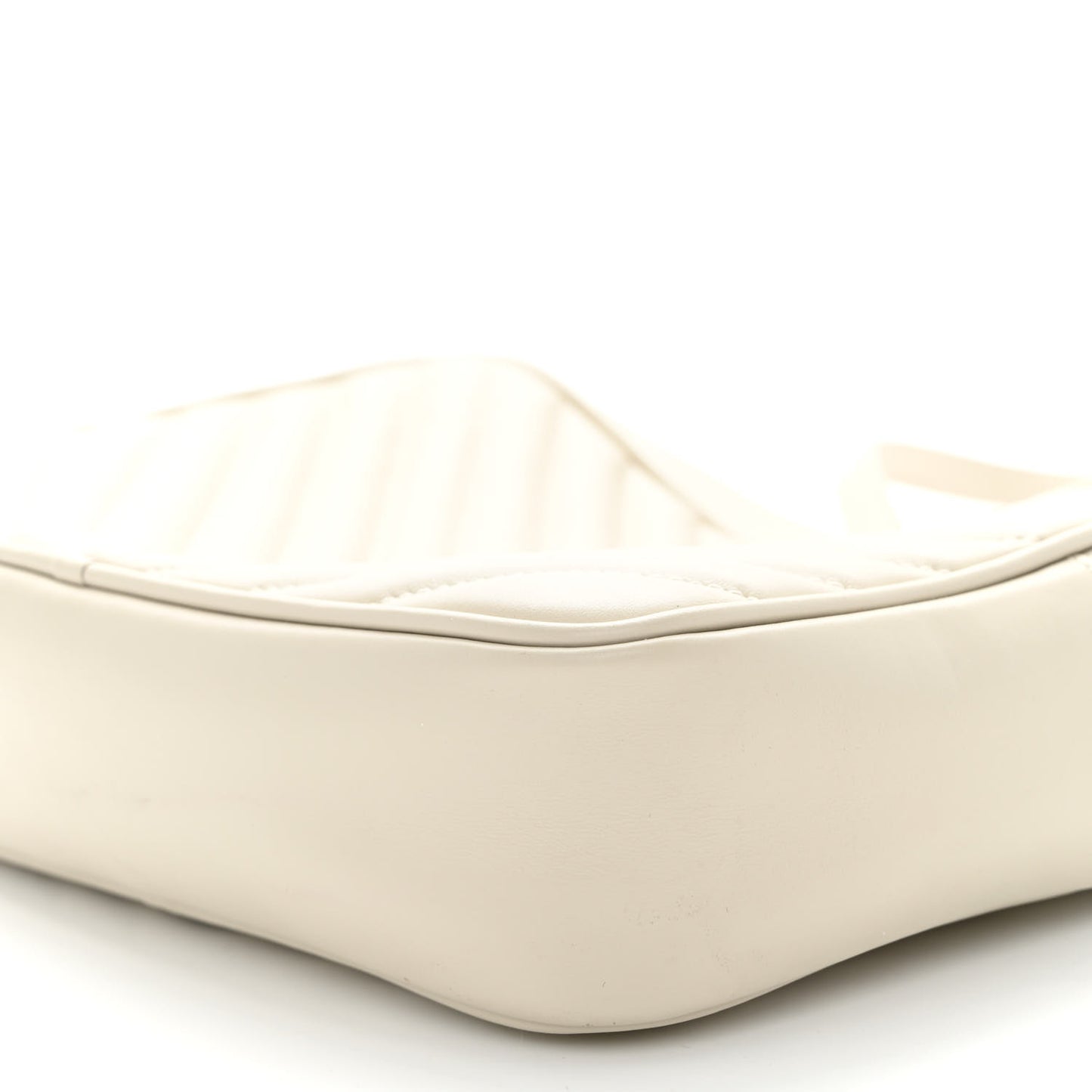 Calfskin Matelasse Monogram Lou Camera Bag Blanc Vintage