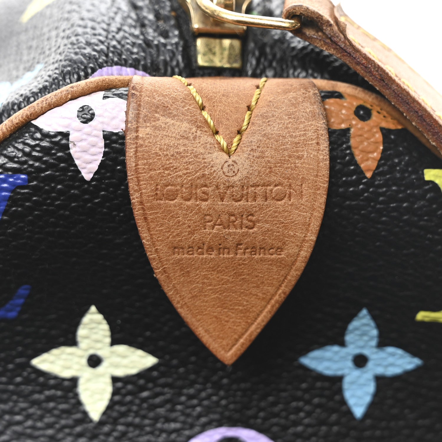 Louis Vuitton Monogram Multicolor Speedy 30 Black 6 of 9
