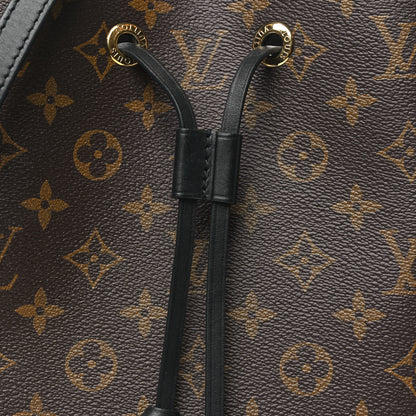 Louis Vuitton Monogram Neonoe MM Black 7 of 9