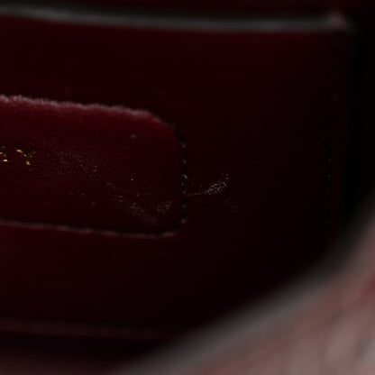 Givenchy Calfskin Crocodile Embossed Eden Bag Eggplant 10 of 11