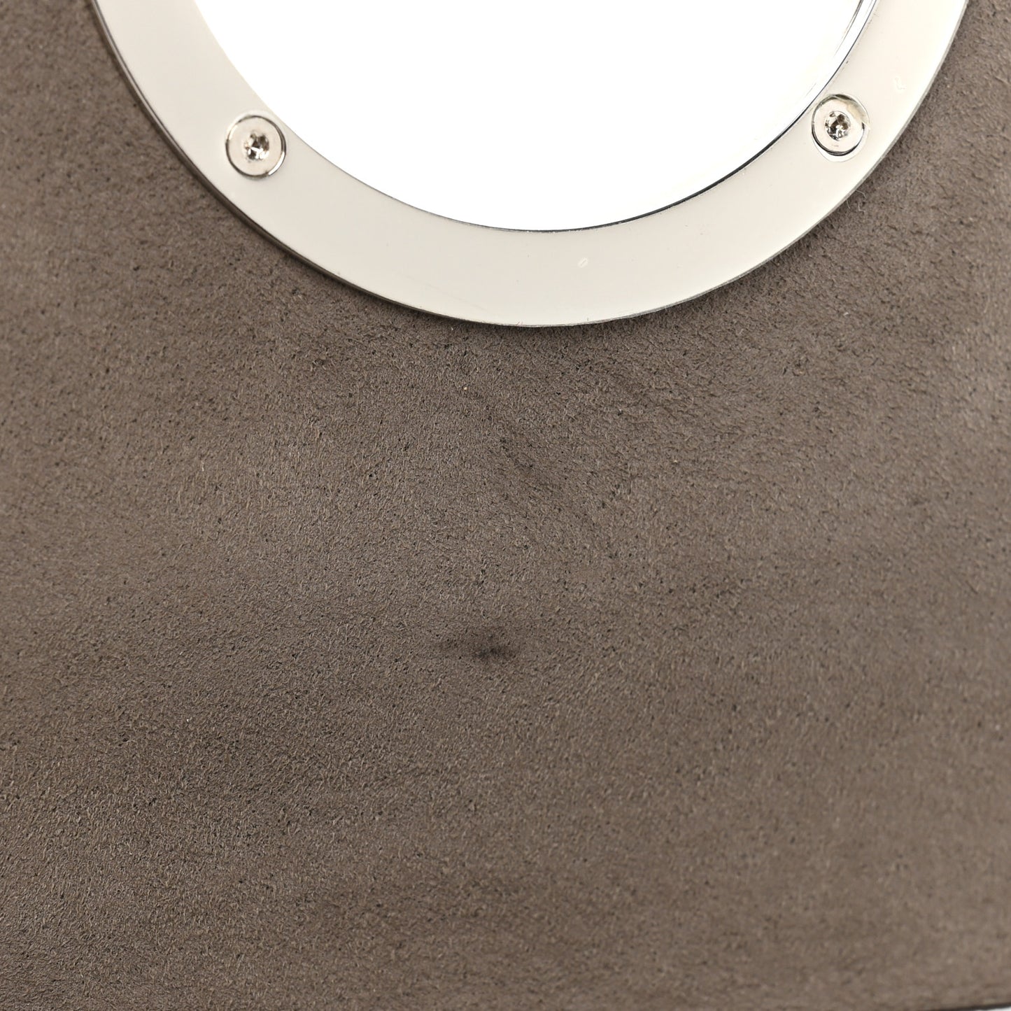 Vitello Century Opaco F is Fendi Kan I Shoulder Bag Grigio Perla