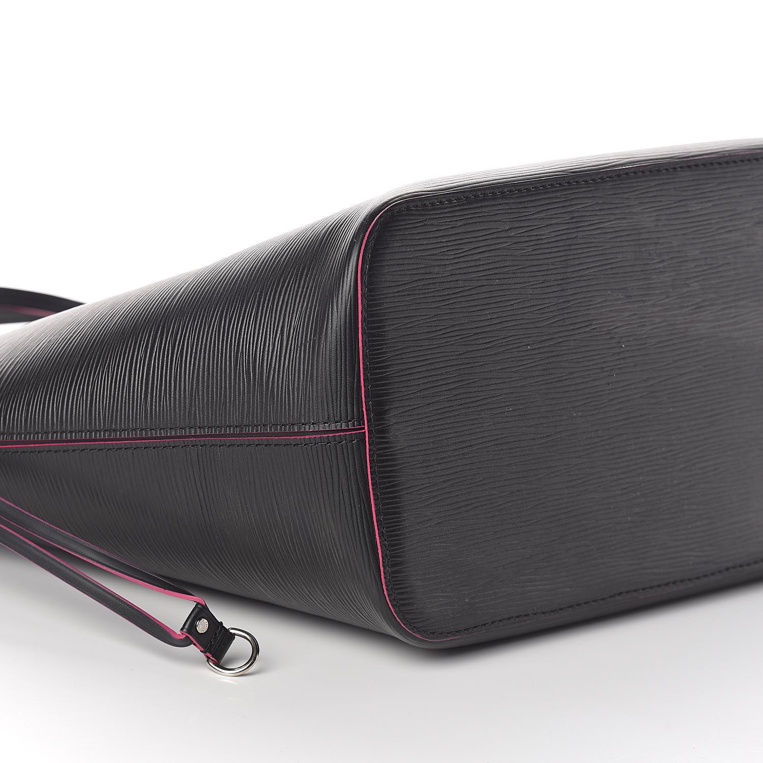 Louis Vuitton Epi Neverfull MM Black Hot Pink 9 of 15