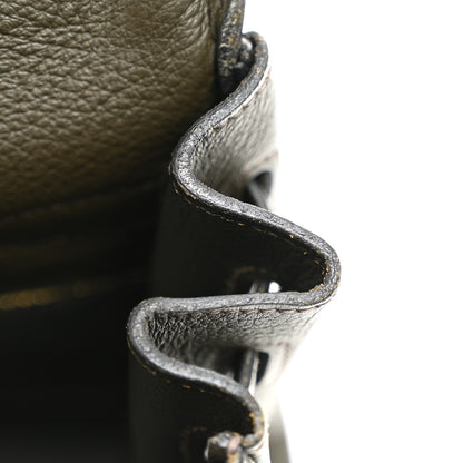 Hermes Vache Liegee Kelly Retourne 35 Vert Bronze 11 of 20