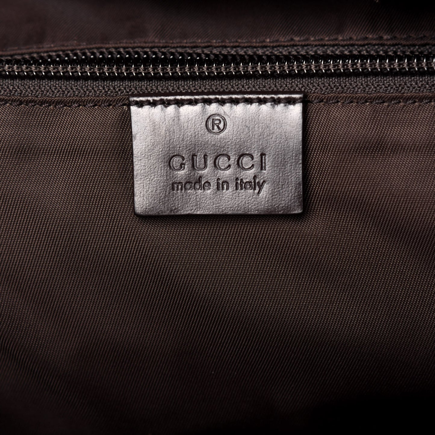 GG Supreme Monogram Large Interlocking G Double Buckle Backpack Dark Brown