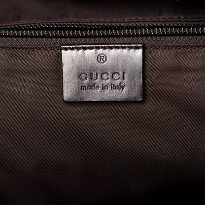 Gucci GG Supreme Monogram Large Interlocking G Double Buckle Backpack Dark Brown 5 of 16