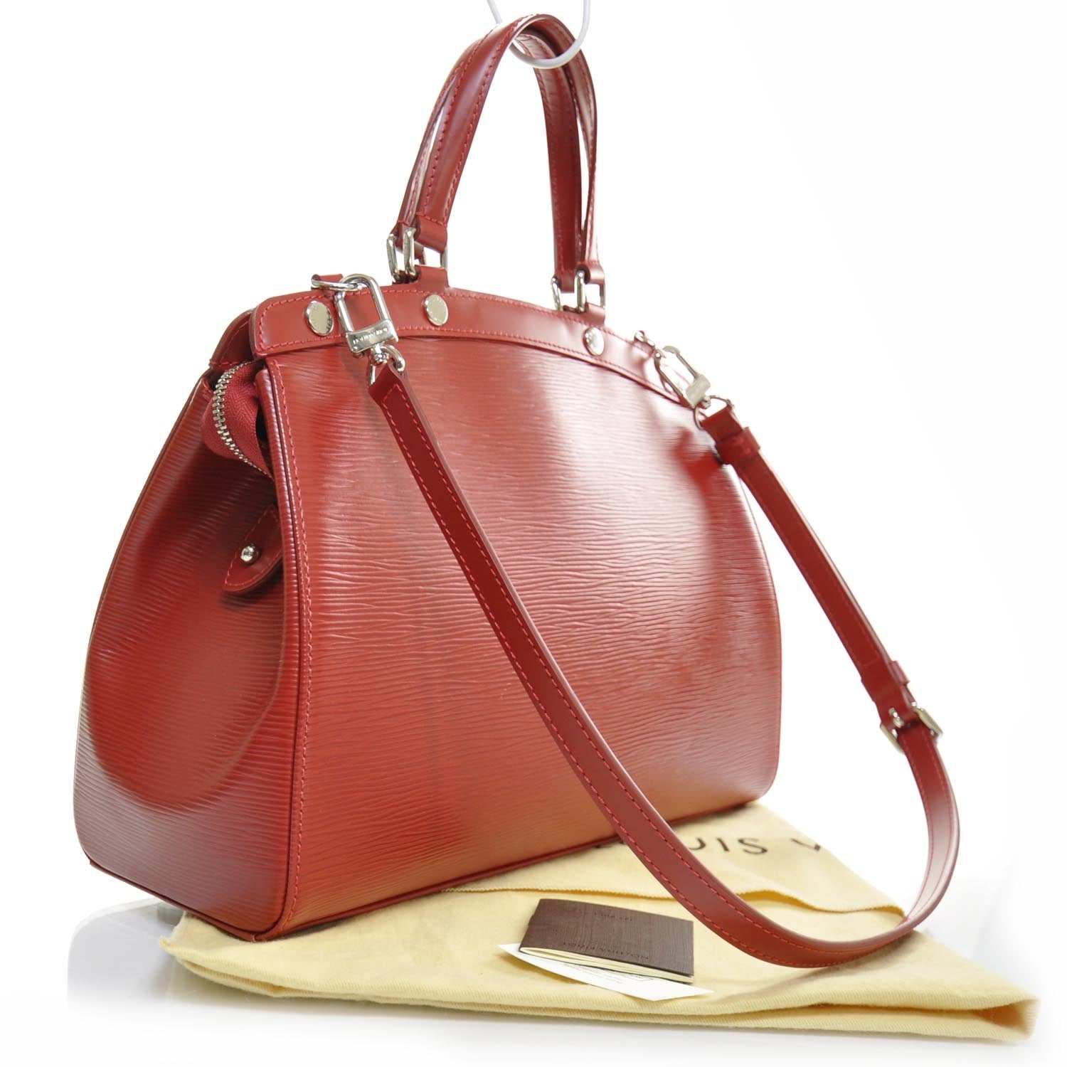 Louis Vuitton Epi Brea MM Carmine 2 of 8