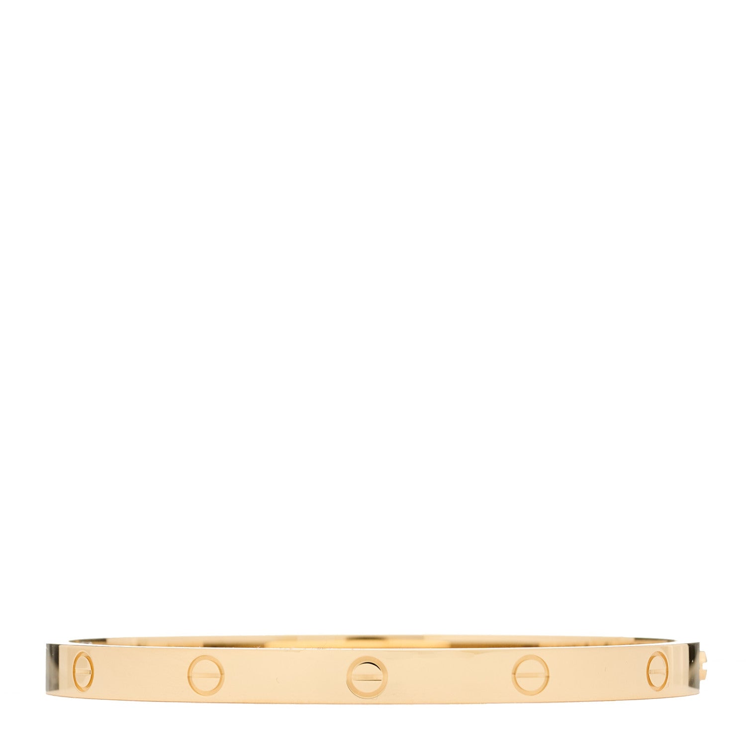 Cartier 18K Yellow Gold Medium LOVE Bracelet 17 1 of 9