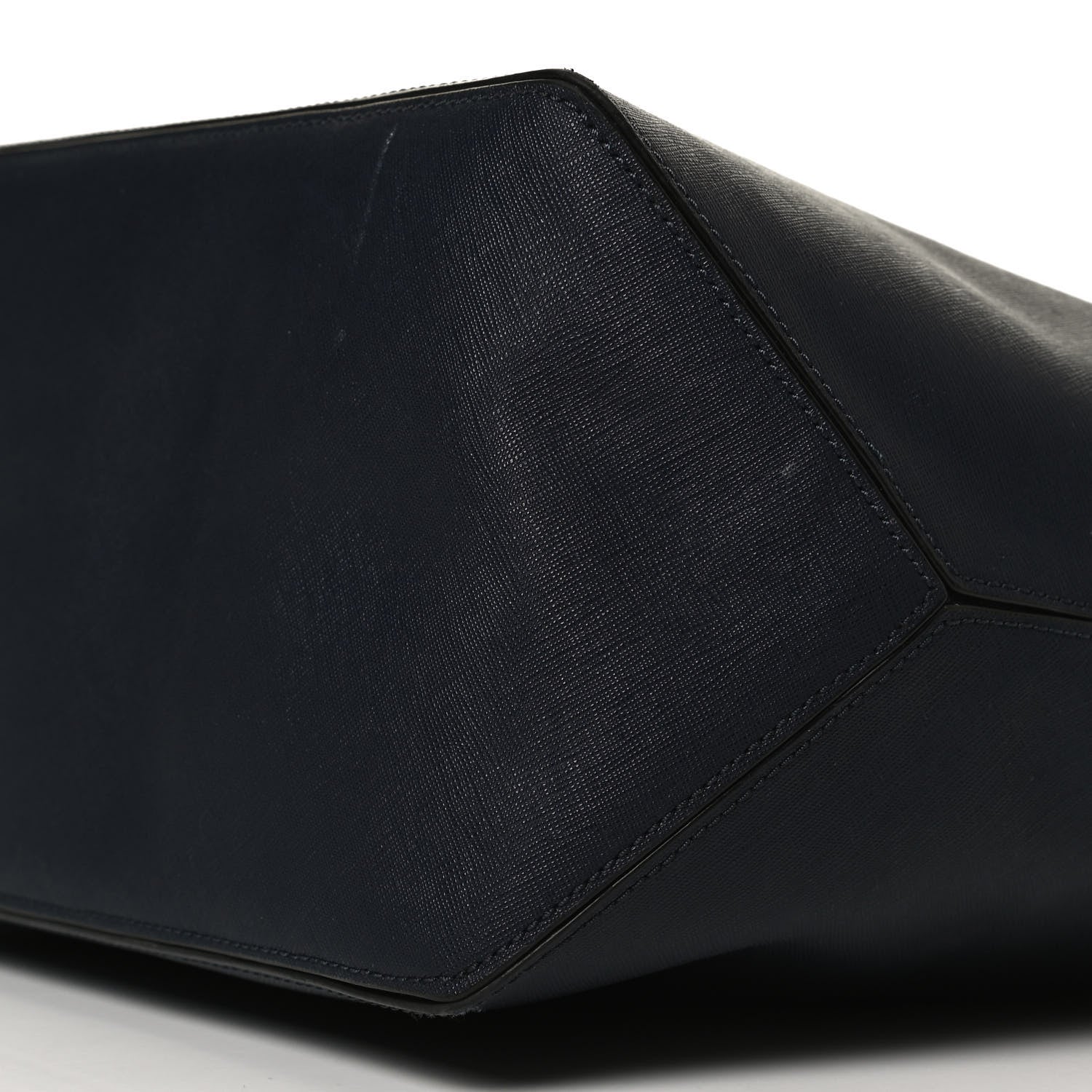 Marc Jacobs Calfskin Embossed Logo East West Shopper Tote Navy 10 of 12