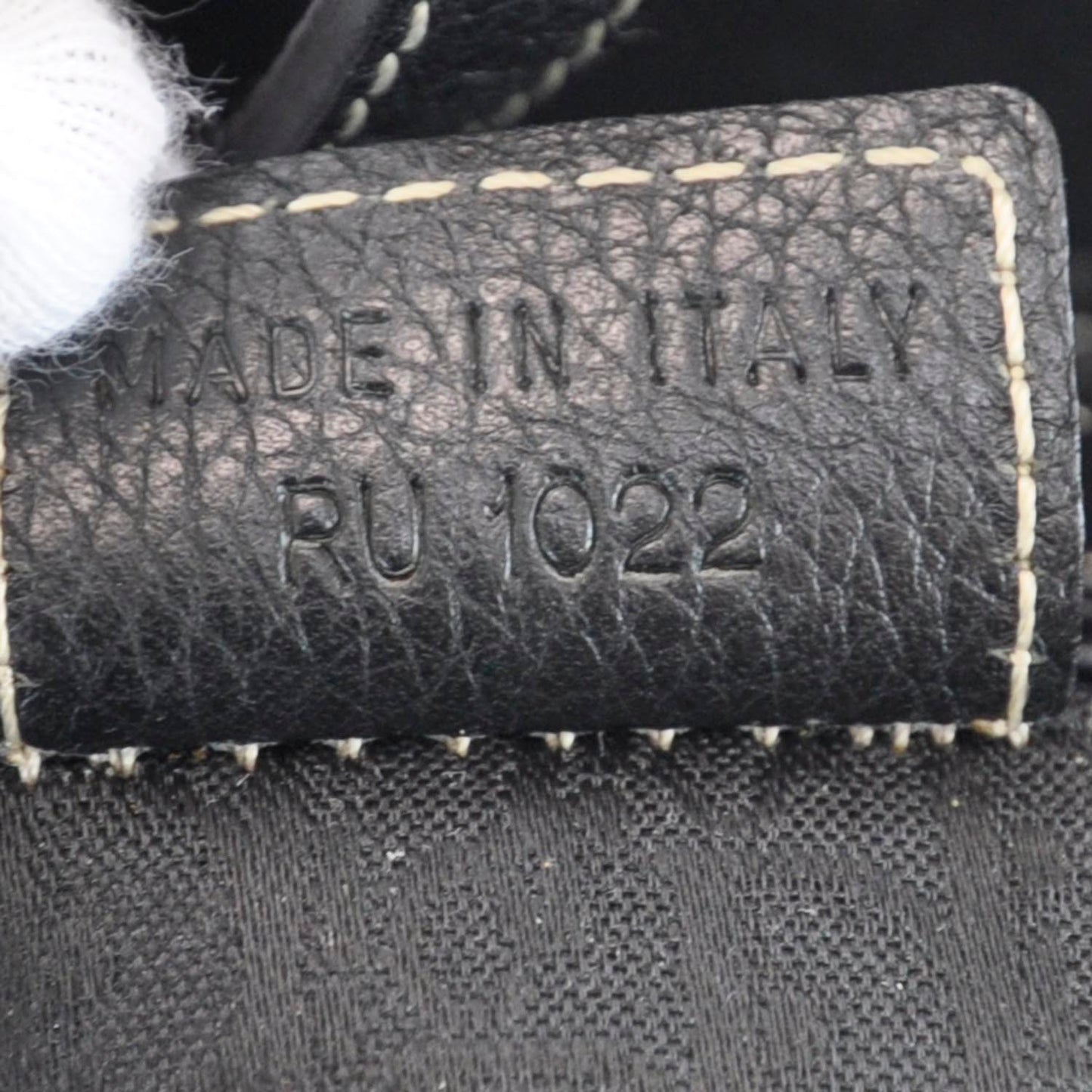 Leather Saddle Bag Black