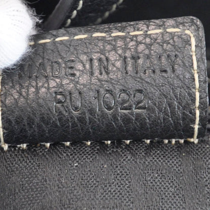 Christian Dior Leather Saddle Bag Black 9 of 10