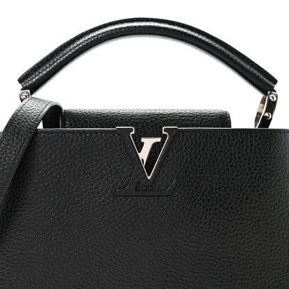 Louis Vuitton Taurillon Capucines BB Black 6 of 8