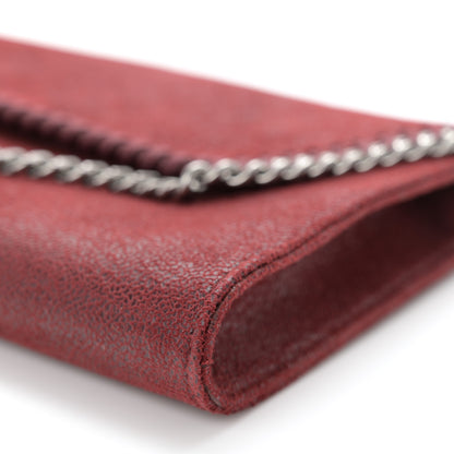 Stella McCartney Shaggy Deer Mini Falabella Crossbody Bag Burgundy 9 of 9
