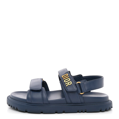 Christian Dior Lambskin Dioract 10mm Sandals 39 Pastel Night 1 of 10