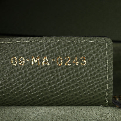 Christian Dior Grained Calfskin Saddle Bag With Strap Sage 7 of 14