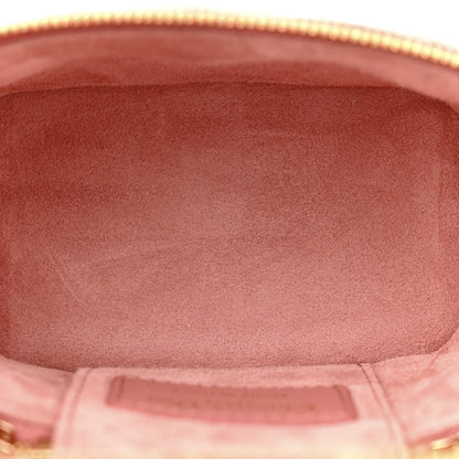 Christian Dior Lambskin Cannage Micro Vanity Case Deep Nude 5 of 9