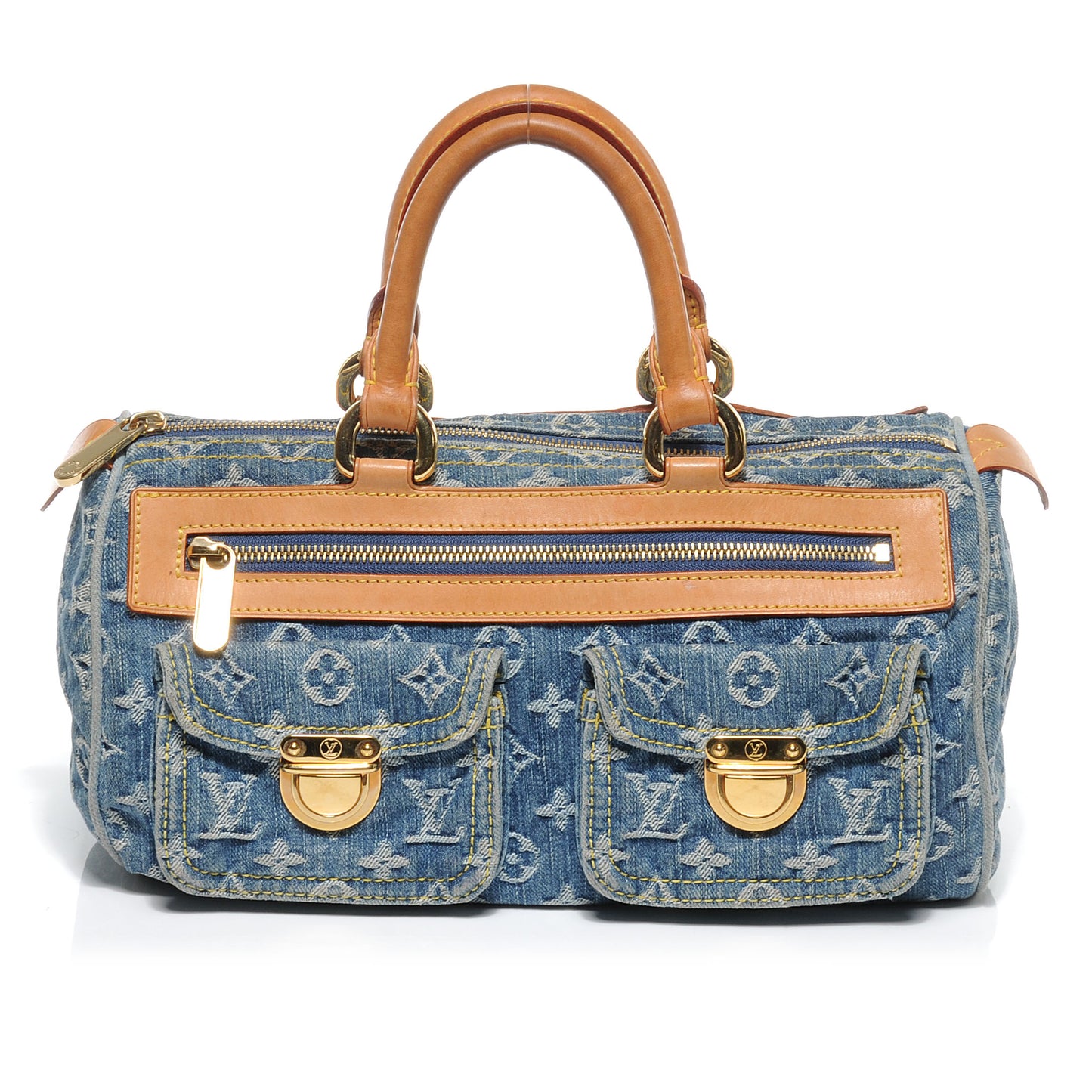 Monogram Denim Neo Speedy Blue