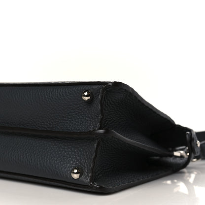 Fendi Cuoio Romano Selleria Chamois Small Peekaboo I SEE U Satchel Asfalto Camelia 10 of 10