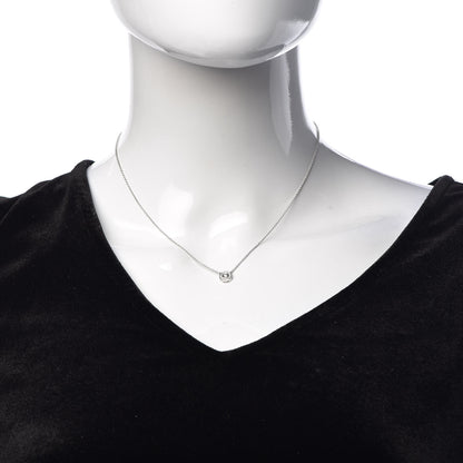 Tiffany Platinum Diamond .12ctw Circlet Pendant Necklace 2 of 6