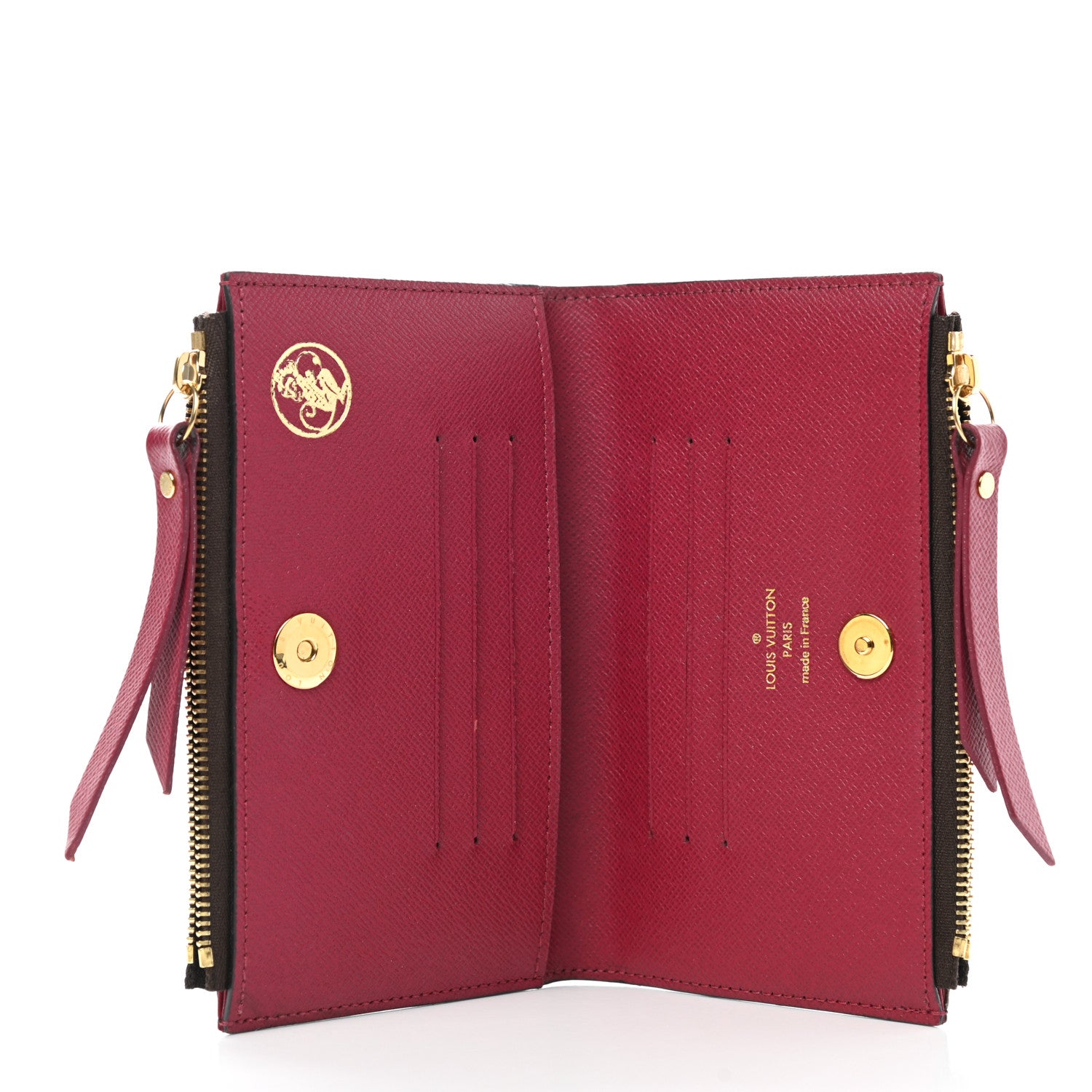 Louis Vuitton Monogram Adele Compact Wallet Fuchsia 5 of 10