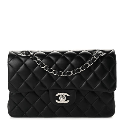 Chanel Lambskin Quilted Small Double Flap Black 1 of 10