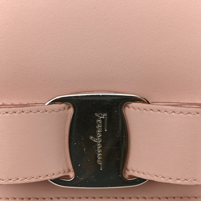 Salvatore Ferragamo Smooth Calfskin Vara Bow Chain Flap Crossbody Bon Bon 11 of 12