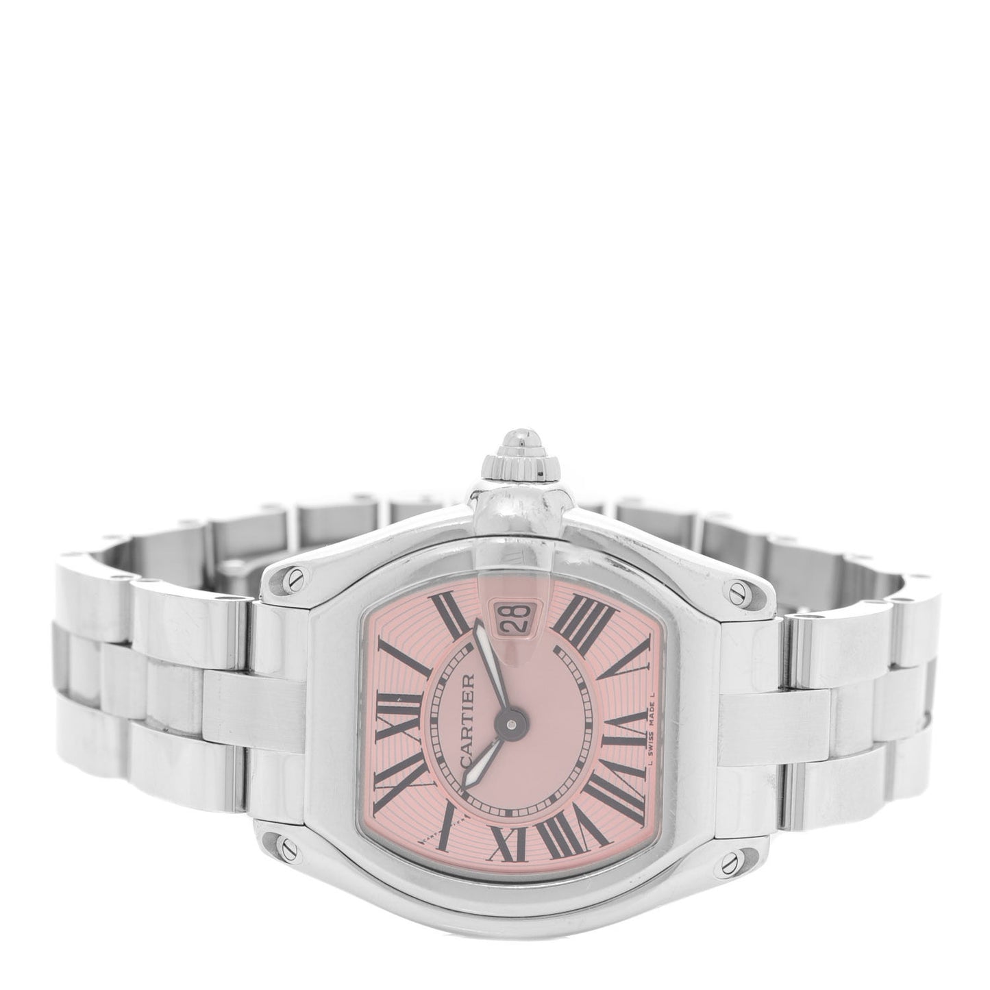 Stainless Steel 31mm Roadster Quartz Watch Pink