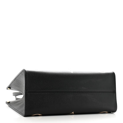 Louis Vuitton Empreinte Monogram Giant Onthego MM Black Beige 4 of 9