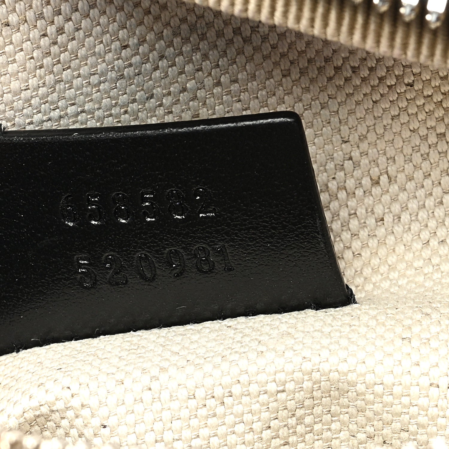 Gucci Calfskin GG Tennis Embossed Belt Bag Black 7 of 11