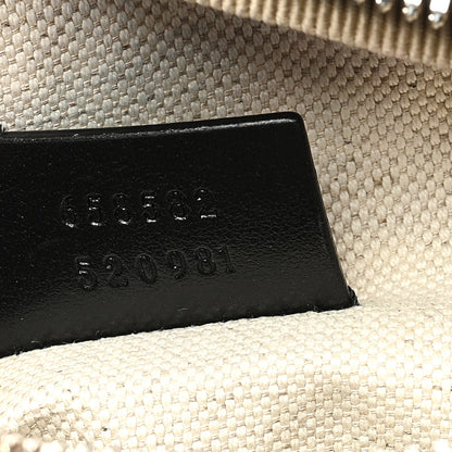 Gucci Calfskin GG Tennis Embossed Belt Bag Black 7 of 11