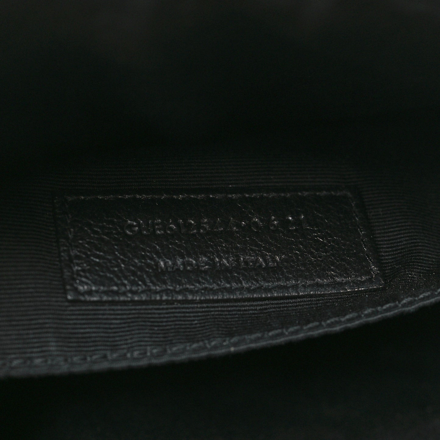 Calfskin Matelasse Monogram Lou Camera Bag Black
