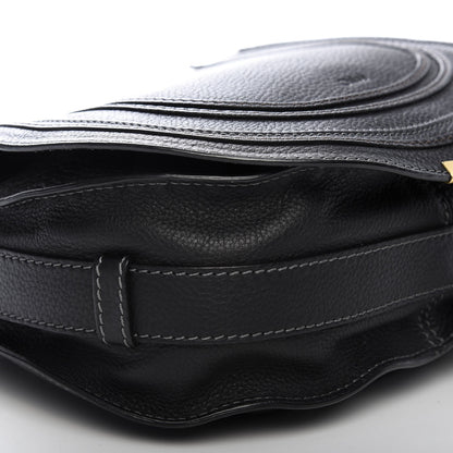Chloe Calfskin Medium Marcie Round Crossbody Bag Black 6 of 10