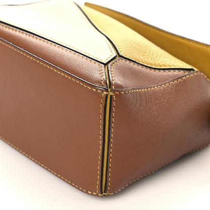 Loewe Calfskin Mini Puzzle Bag Mustard Tan 9 of 9