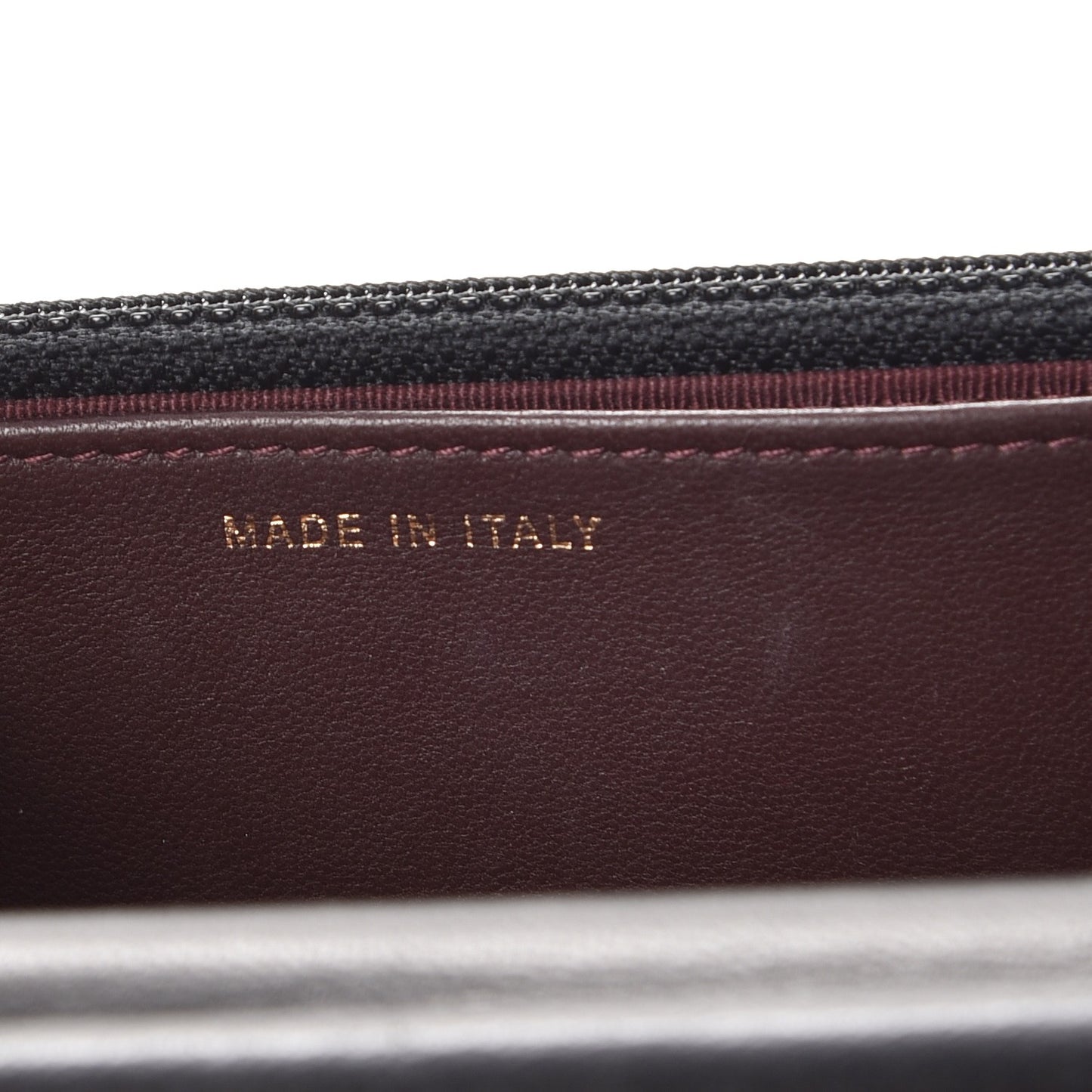 Aged Calfskin Quilted Reissue Wallet On Chain WOC Black