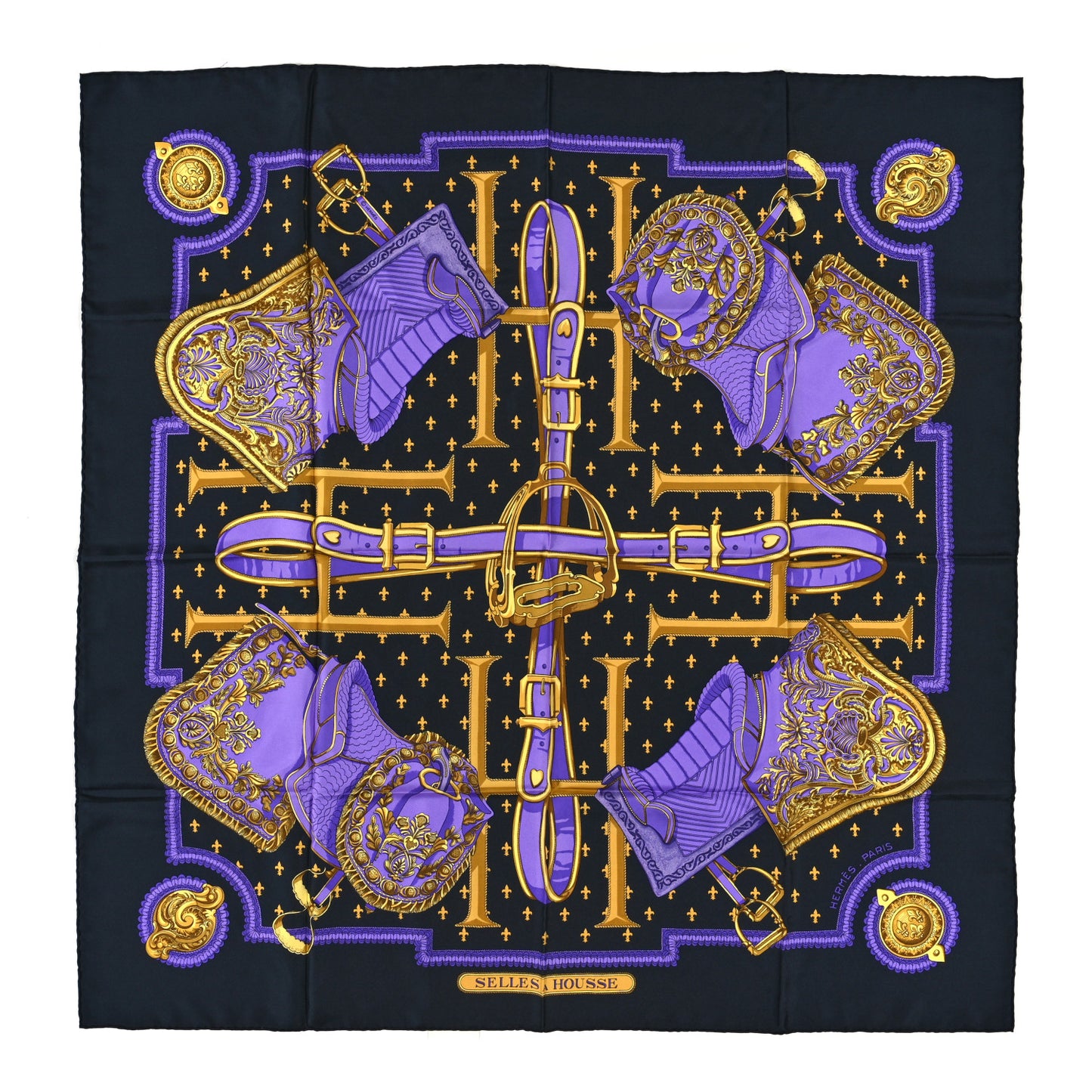 Silk Selles a Housse Scarf 90
