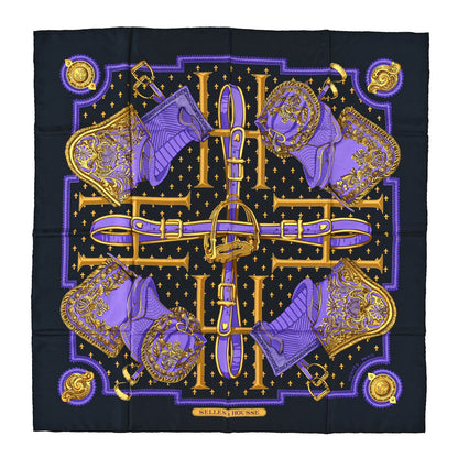 Hermes Silk Selles a Housse Scarf 90 1 of 4