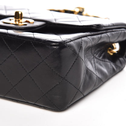 Chanel Lambskin Quilted Mini Square Flap Black 6 of 10