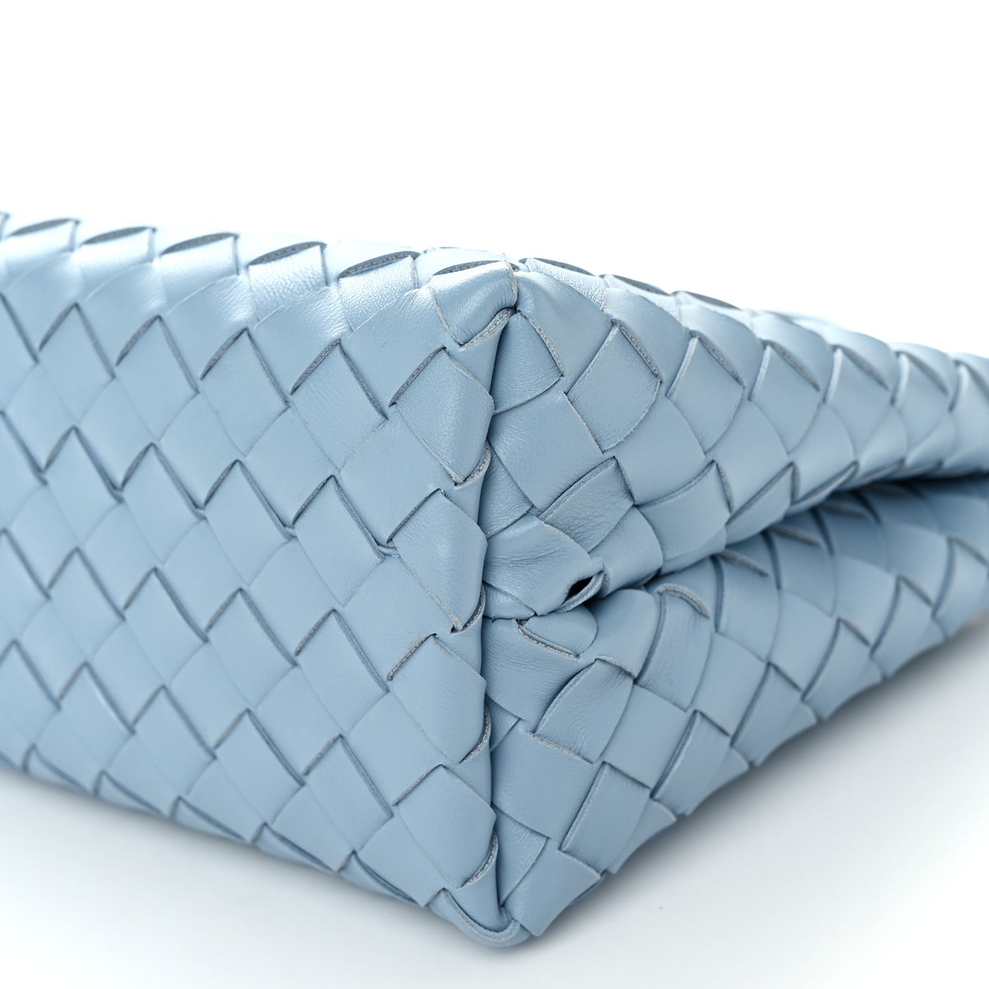 Nappa Intrecciato Small Andiamo Shoulder Bag Ice