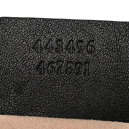 Gucci Calfskin Matelasse Studded Medium GG Marmont Shoulder Bag Black 7 of 17